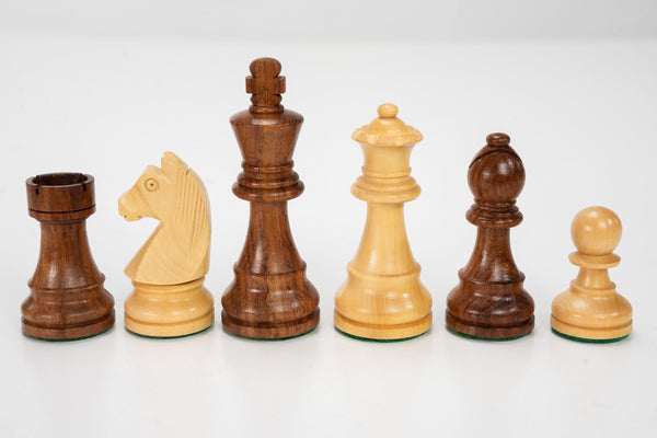 We Games English Staunton Wood Tournament Chess Pieces, Heavy