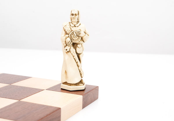 Christopher Columbus Chess Pieces by Berkeley - Russet Brown