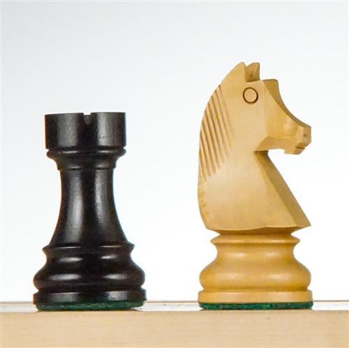 Downhead German Staunton Chess Pieces Ebonised Boxwood 3 