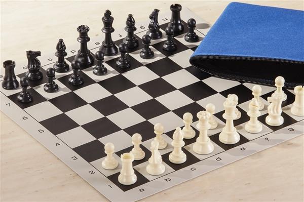 Analysis 12 Vinyl Chess Board - Blue