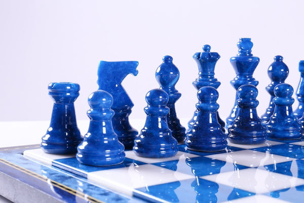 Play Chess | Light Blue/White