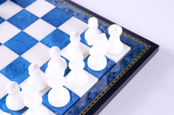 Play Chess | Light Blue/White