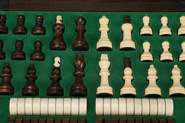 Archbishop & Chancellor ,Capablanca Chess Game,The Parker Bridle Series  Boxwood & Padauk 4.25 King with 2.25 Square Collector Series 10x10 Chess  Board
