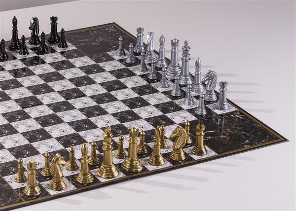 4-WAY Chess Set 4-player Chess Board Games Medieval Chess Set With