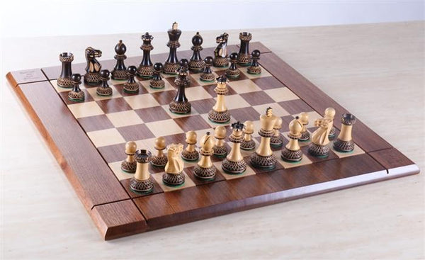 4 Burnt Grandmaster Chess Pieces – Chess House