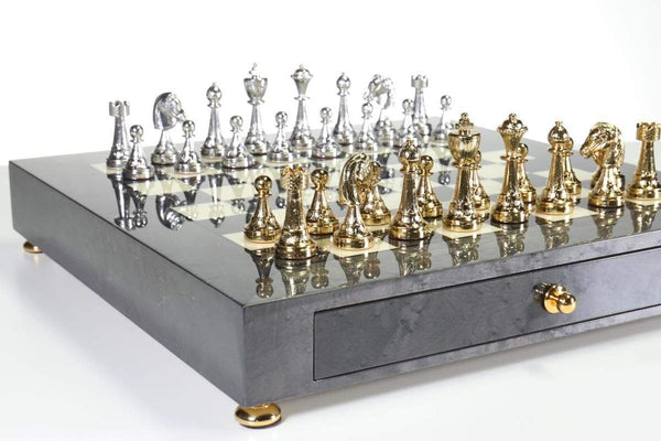 Luxurious French Style Briarwood Chess Set with Storage – Chess House