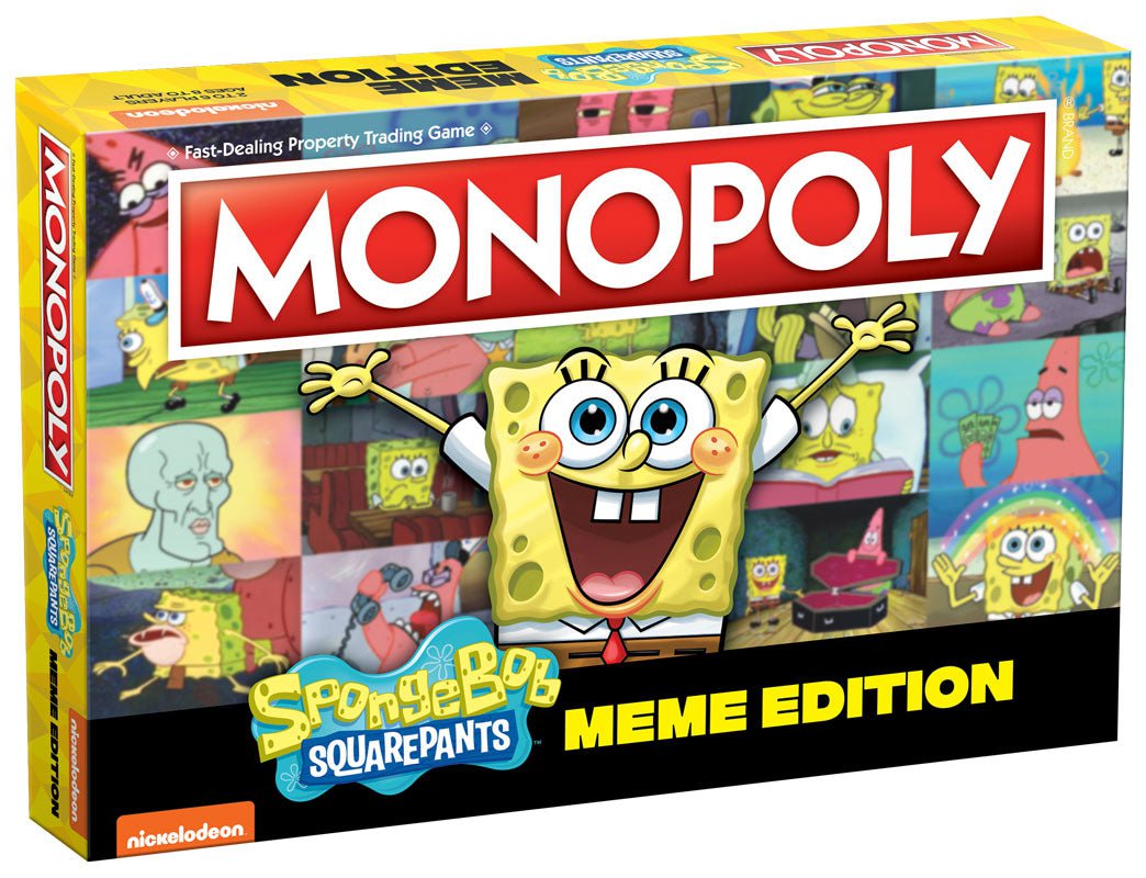 Monopoly Board Game - Spongebob Squarepants Meme Edition