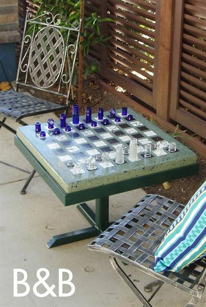 Ron Black Custom Concrete Chess Tables – Chess House