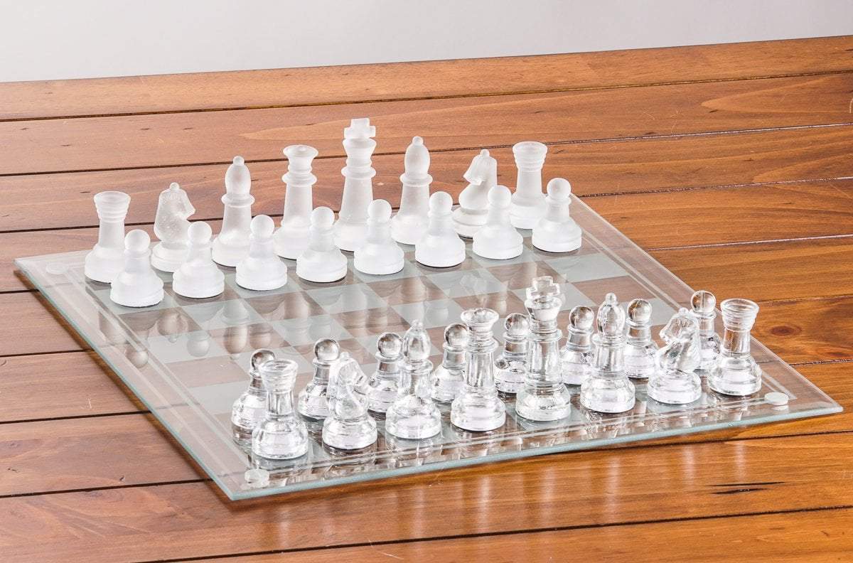 Deals Glass Chess Set