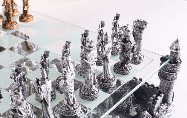 LOT~15 GLASS REPLACEMENT Rooks chess PIECES Board Games Decor. Bishops,  Knights