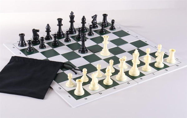 Double Weighted Chess Set, Board, and Bag