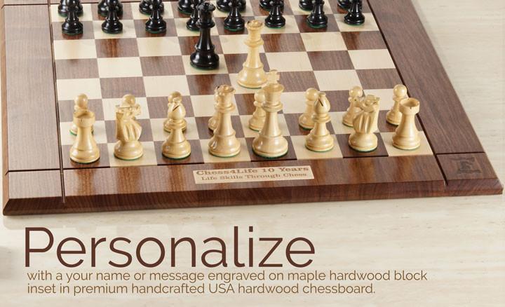 Household Division Personalised Large Chess Board Wooden -  Canada