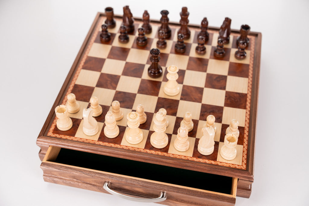 16 Wooden Checkers Set (64 squares) – Chess House