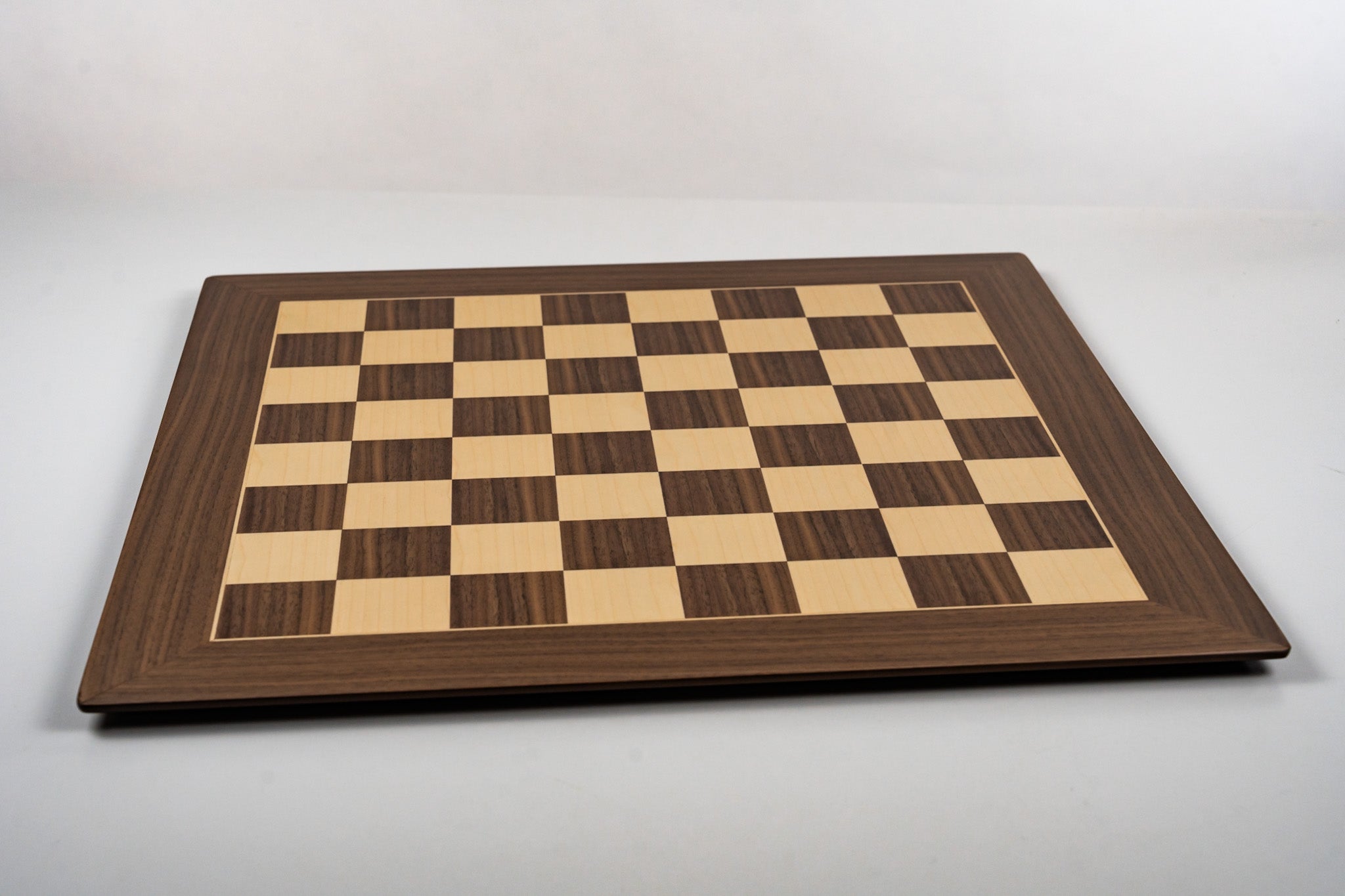 21.5" Barcelona Deluxe Chess Board in Walnut - Chess Board - Chess-House