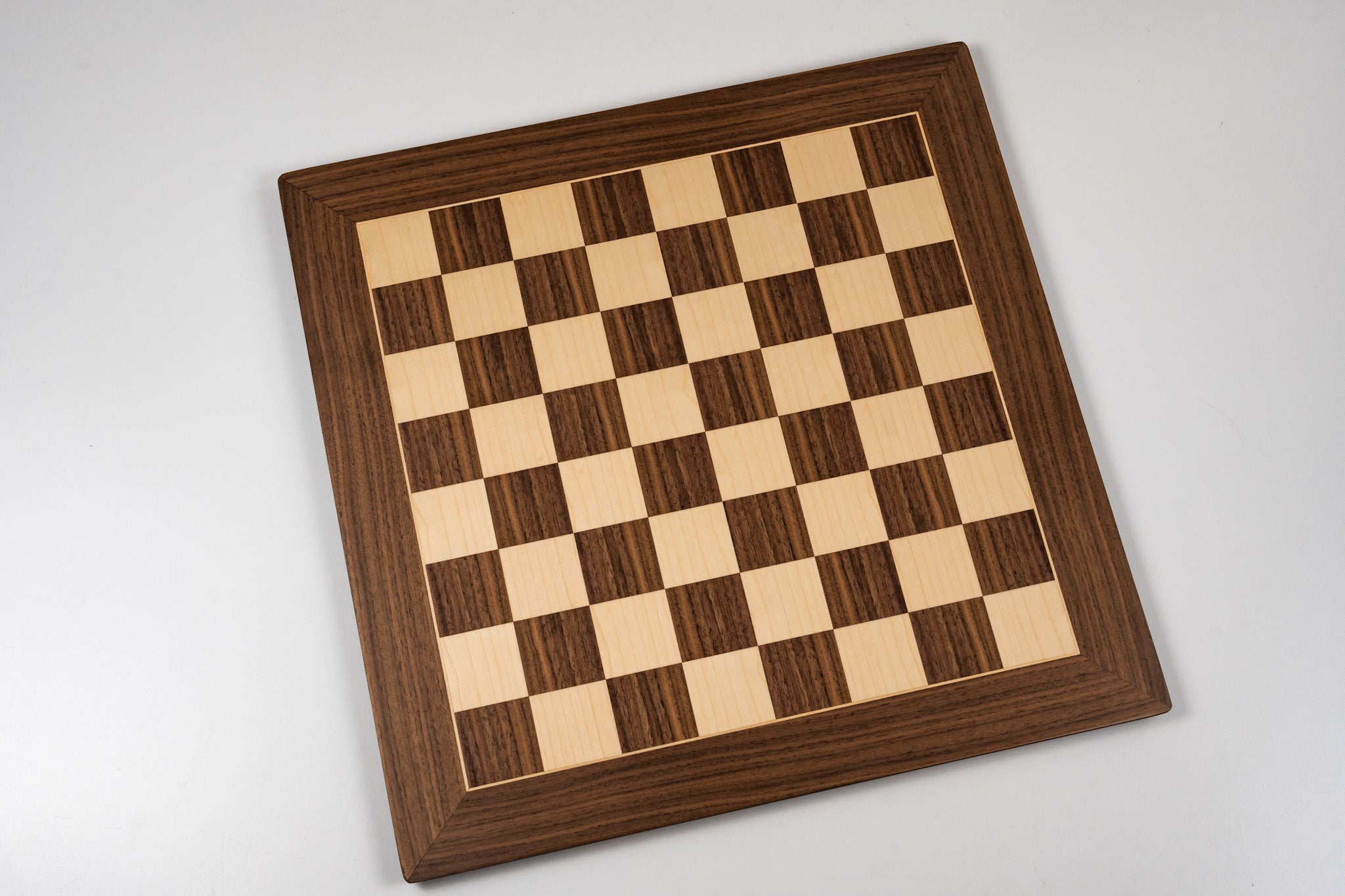 21.5" Barcelona Deluxe Chess Board in Walnut - Chess Board - Chess-House