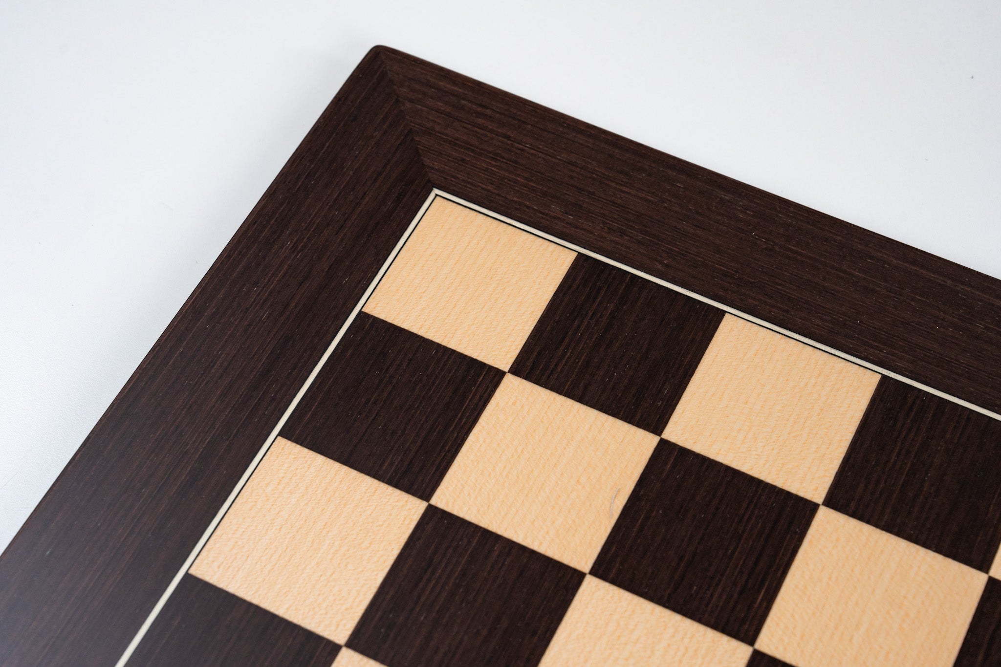 21.5" Barcelona Deluxe Chess Board in Wenge (Dark) - Board - Chess-House