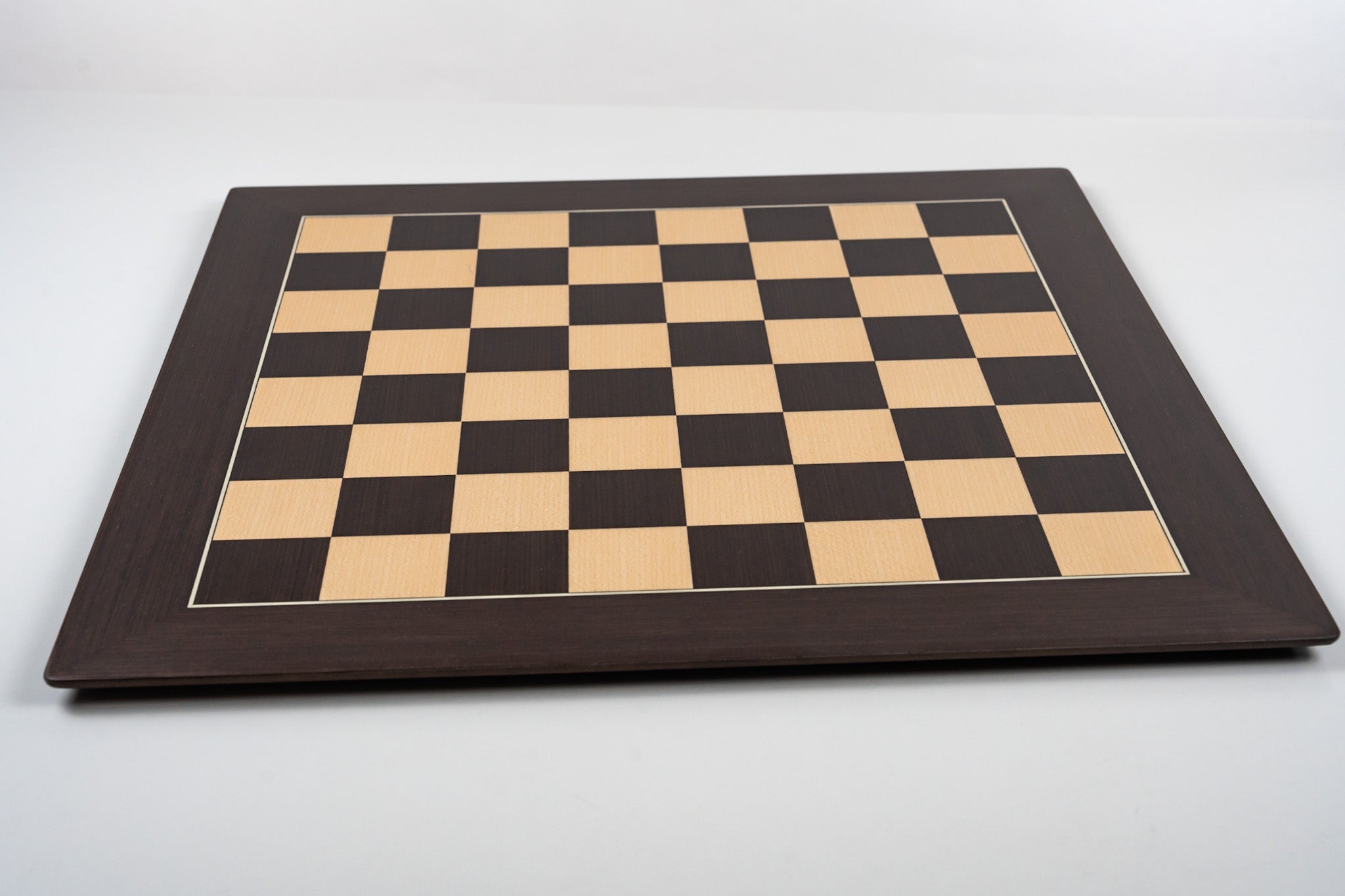 21.5" Barcelona Deluxe Chess Board in Wenge (Dark) - Board - Chess-House