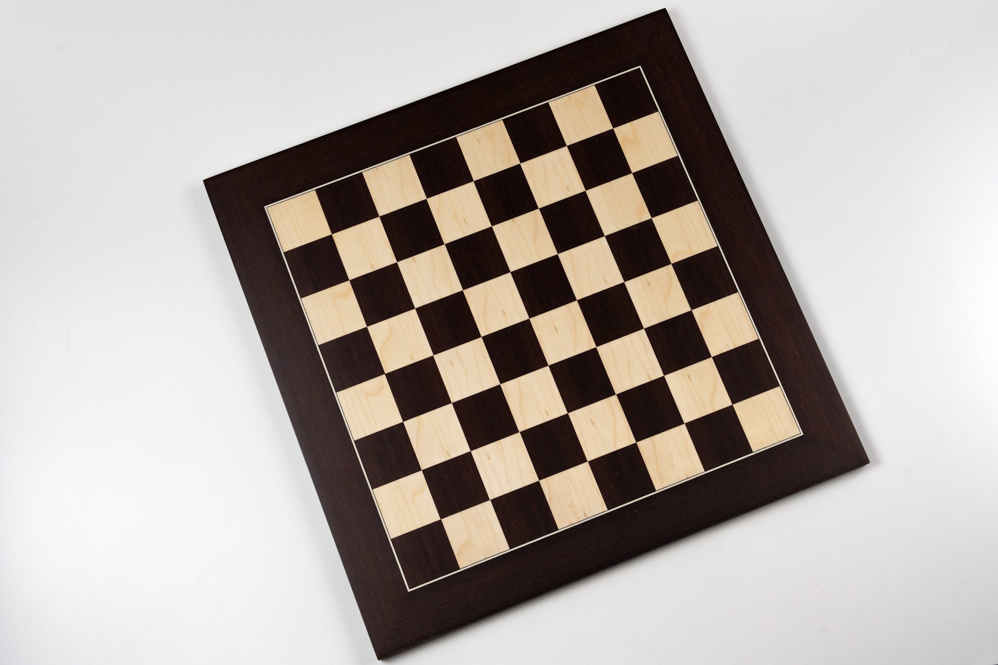 21.5" Deluxe Wenge and Maple Chess Board - Board - Chess-House