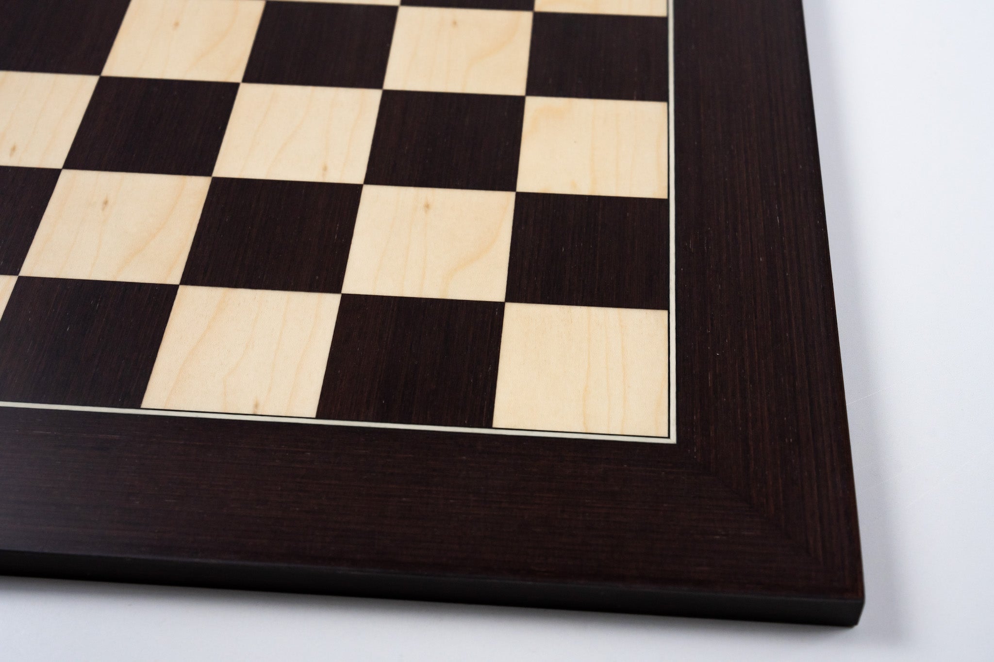 21.5" Deluxe Wenge and Maple Chess Board - Board - Chess-House