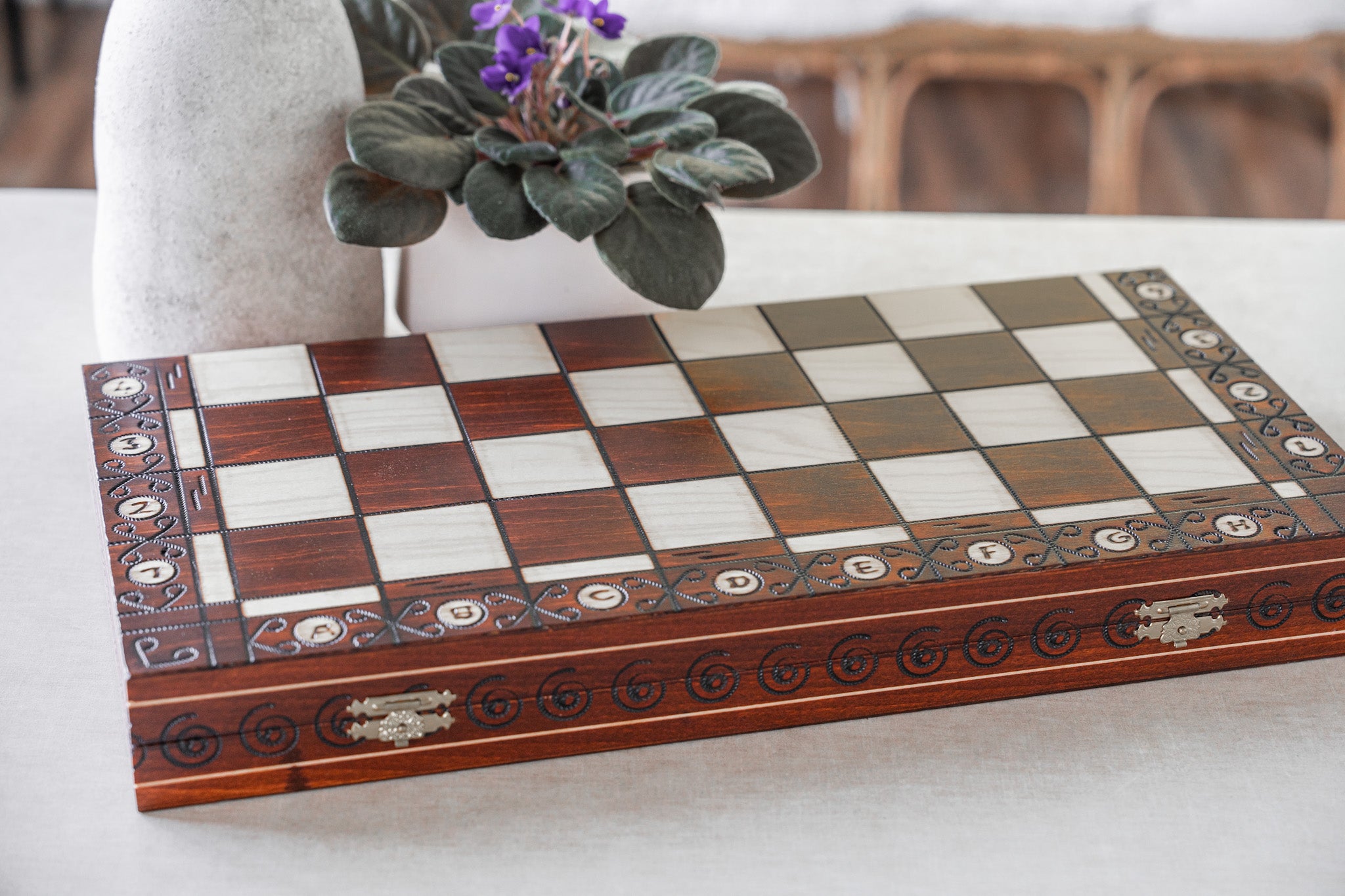 21" Ambassador Wooden Chess Set - Chess Set - Chess-House