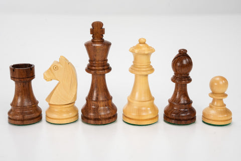 Macassar Ebony and Maple Wooden Tournament Chessboard