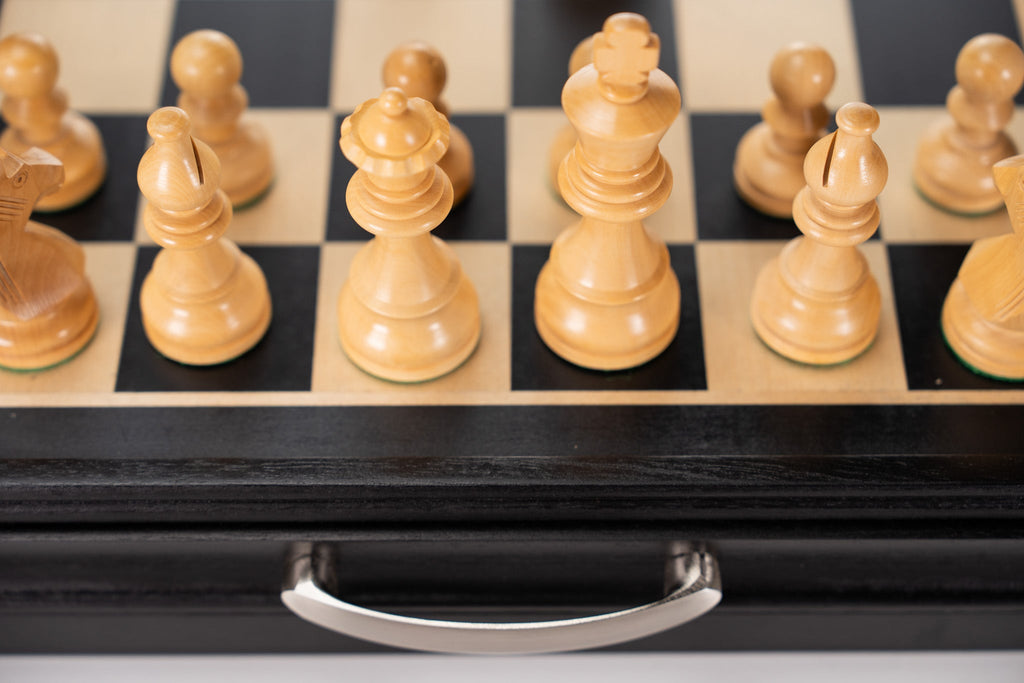 Club Chess Pieces with Storage Board – Chess House