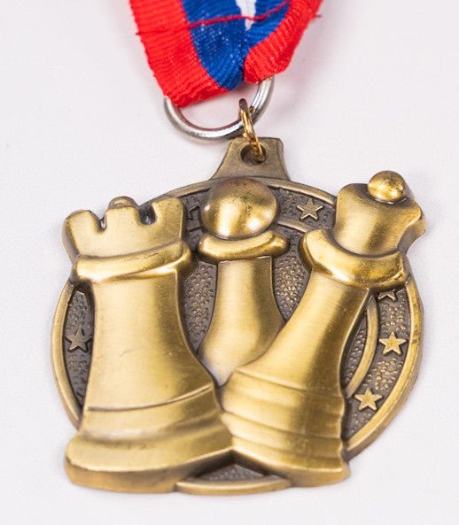 Chess Medals - Round Style - Award - Chess-House