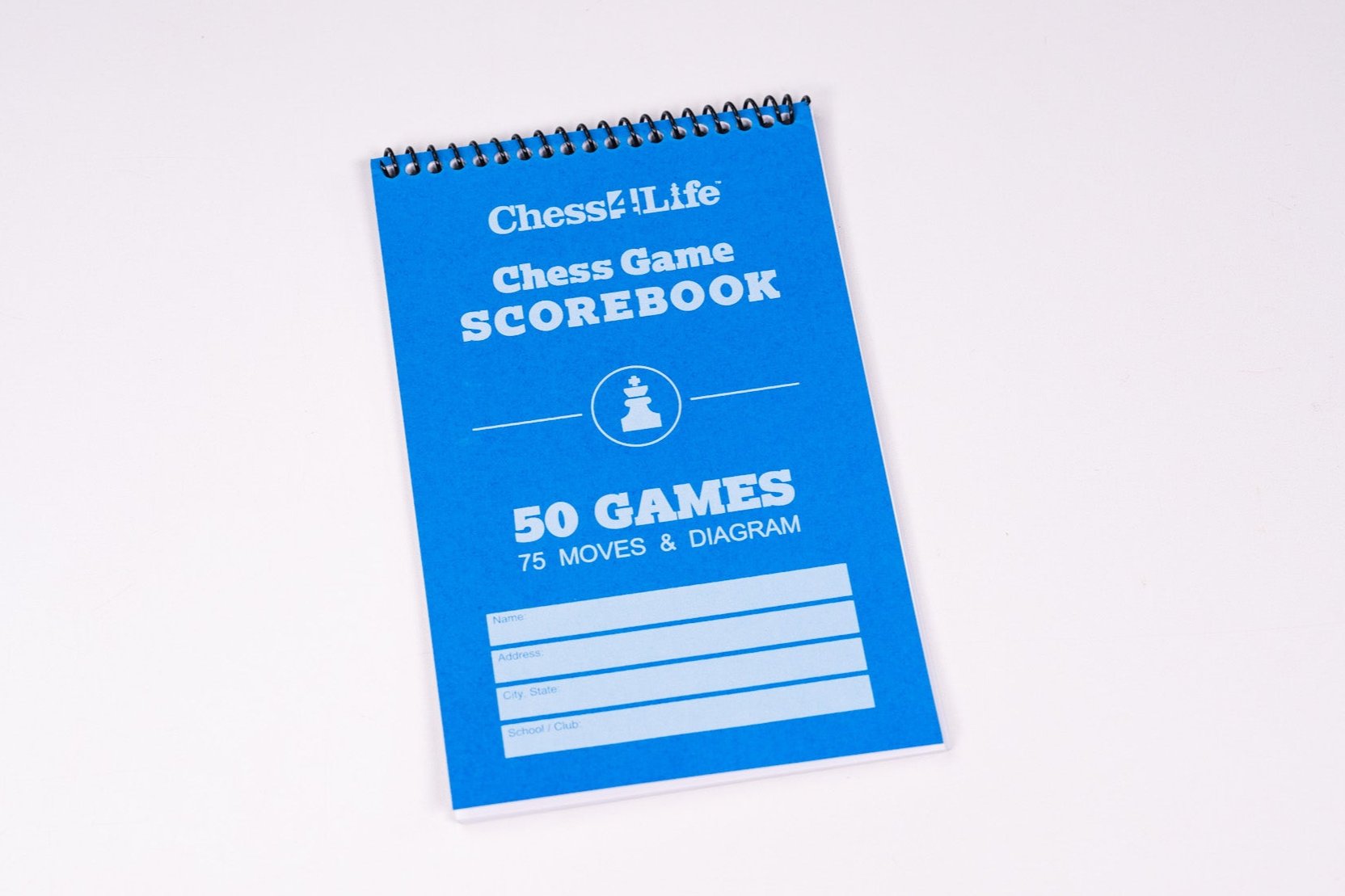 Chess4Life Scorebook - Notation Pad to Record Your Chess Moves - Book - Chess-House