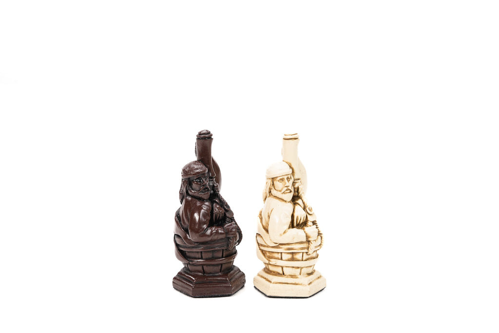 Christopher Columbus Chess Pieces by Berkeley - Russet Brown