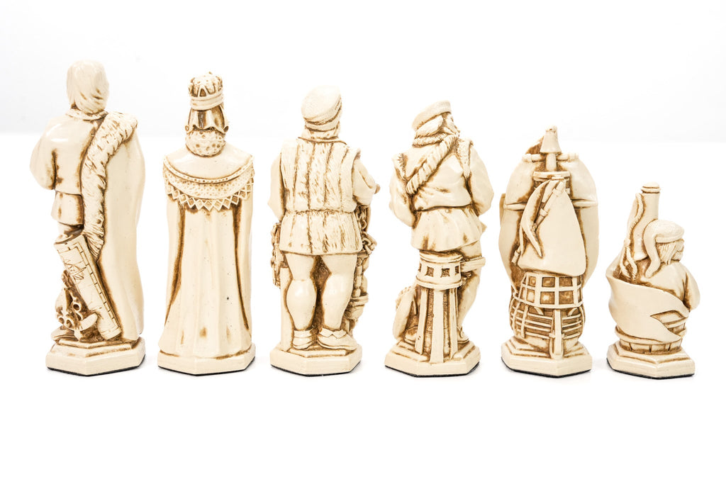 Christopher Columbus Chess Pieces by Berkeley - Russet Brown