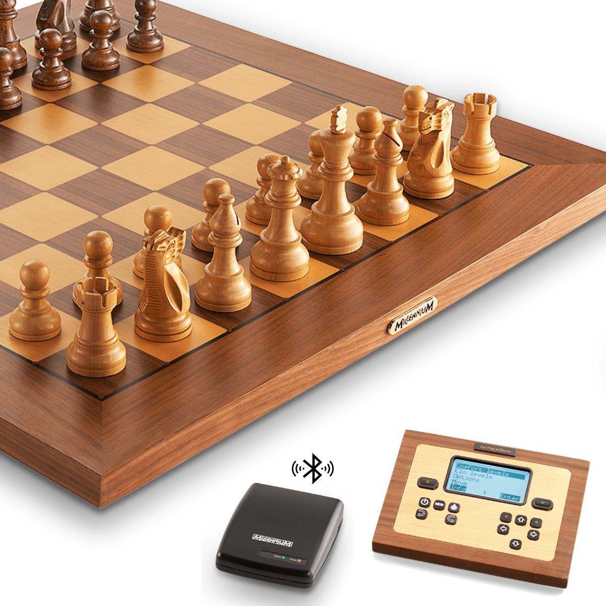 Supreme Tournament 55 Millennium Electronic Chess Set for ONLINE + OFFLINE Play - Chess Computer - Chess-House