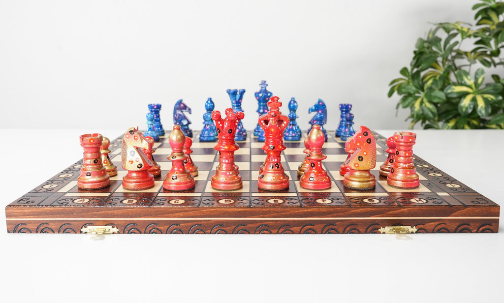 Called Into Being - Sydney Gruber Painted 21 Ambassador Chess Set #12 –  Chess House