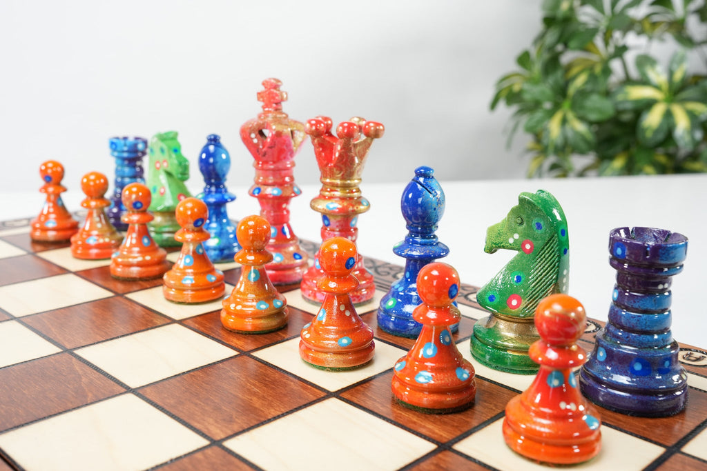 Called Into Being - Sydney Gruber Painted 21 Ambassador Chess Set #12 –  Chess House