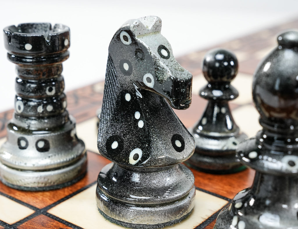 Called Into Being - Sydney Gruber Painted 21 Ambassador Chess Set #12 –  Chess House