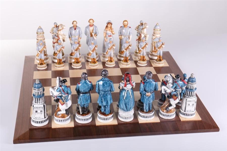 Buy Unique Civil War chess set w/board