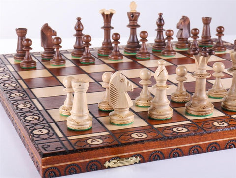19 Wooden Chess Board with coordinates – Chess House