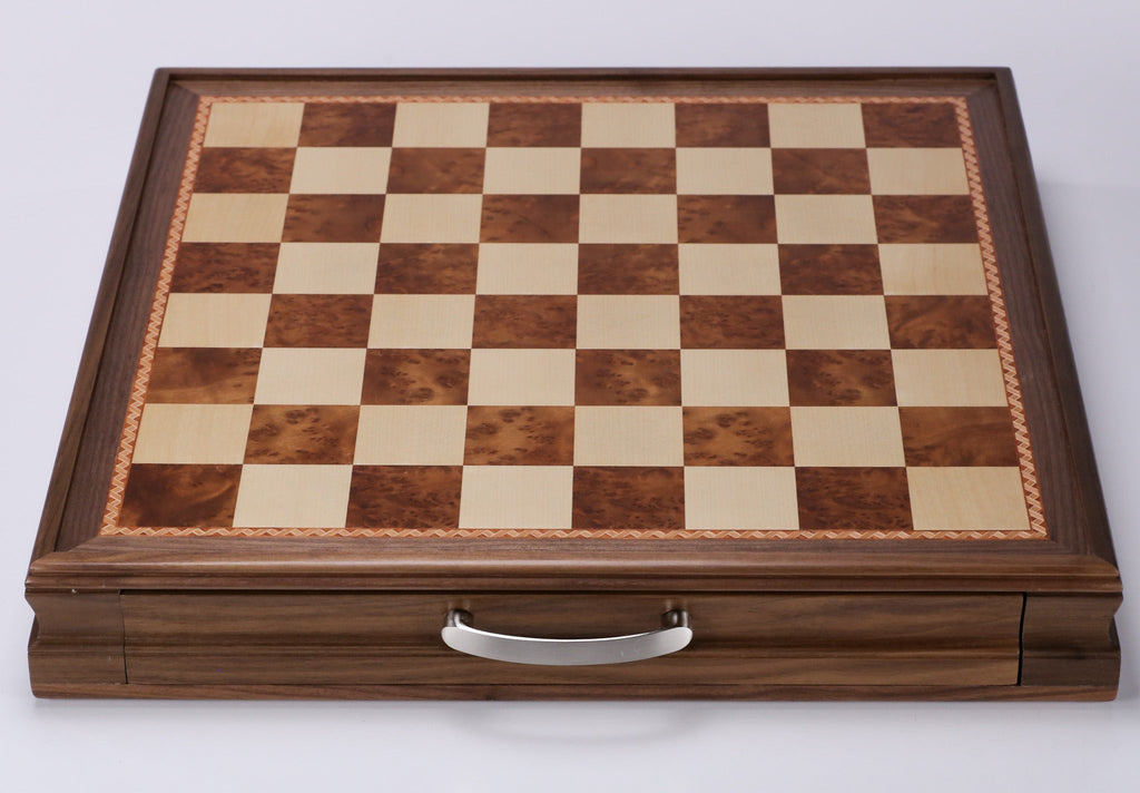 Chess Wooden Wooden Checker Board Solid Wood Pieces Folding Chess Board  High-end Puzzle Chess Game