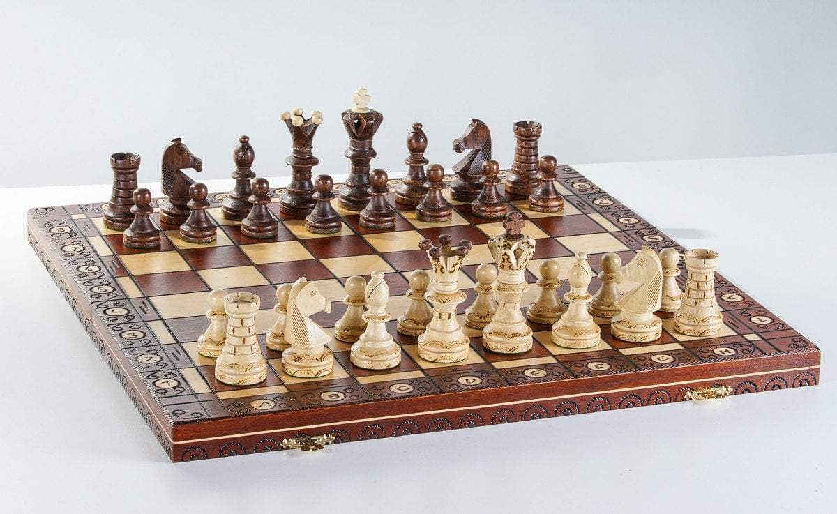 21" Ambassador Wooden Chess Set - Chess Set - Chess-House