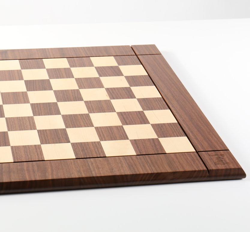 21 Hardwood Player's Chessboard with 2.25 Squares JLP, USA
