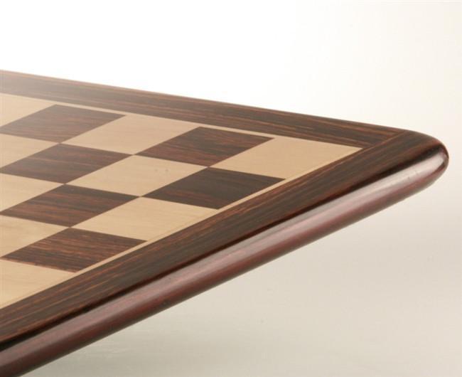 21.5 Wooden Chess Board with coordinates (white border)