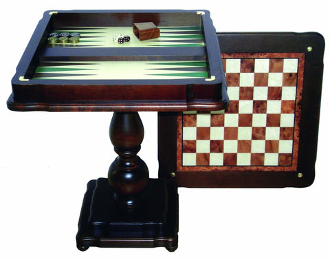 Post Modern Italian Game Table with Integrated Chess Board and