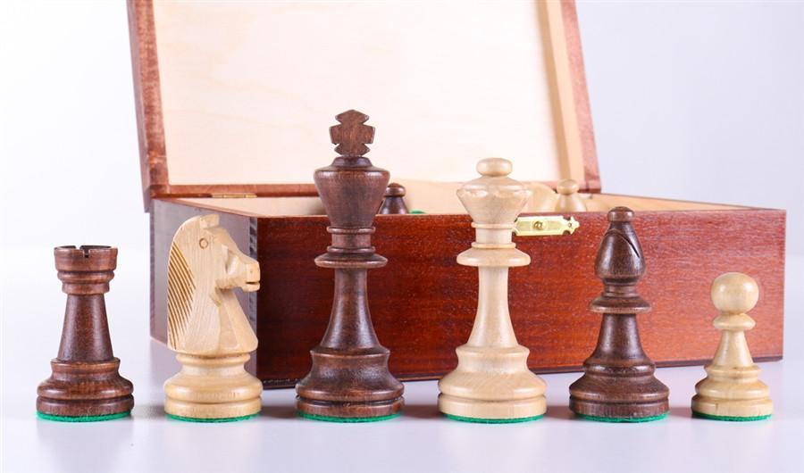 SINGLE REPLACEMENT PIECES: 3 3/4 Standard Staunton chess Pieces #6 – Chess  House