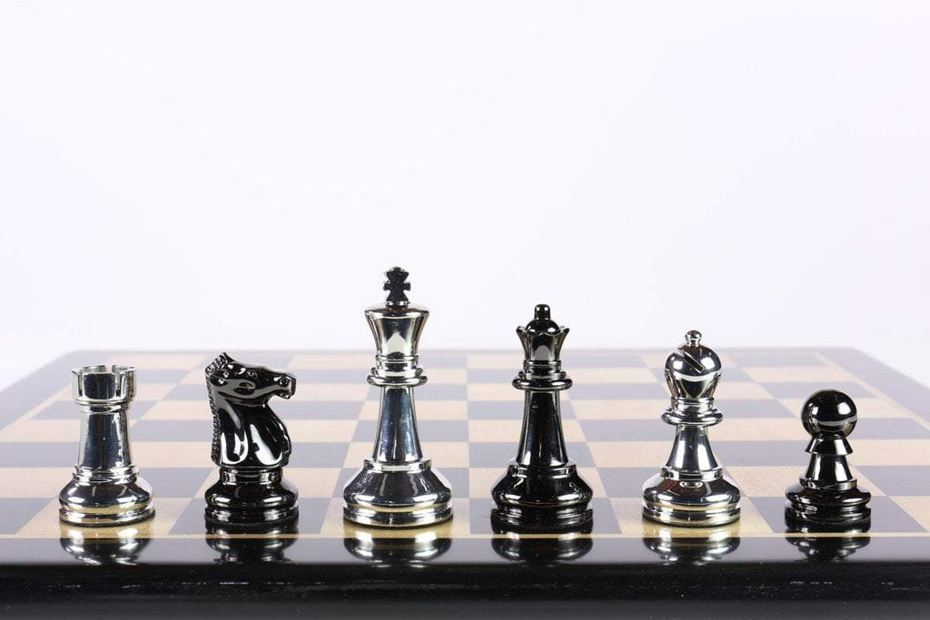 BOBBY FISCHER® Metal Ultimate Chess Pieces - 3.75 inch King - Weighs over  9.5 lbs