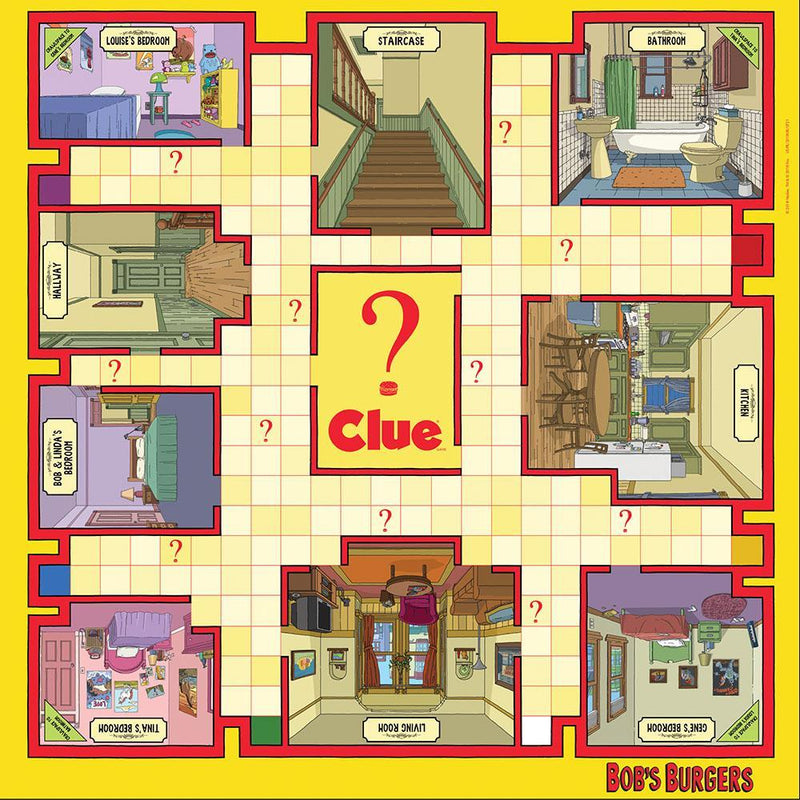 Clue Board Game - Bob's Burgers Edition