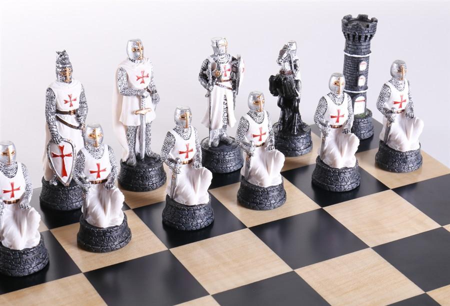 The Chessman Crusades orders chess set