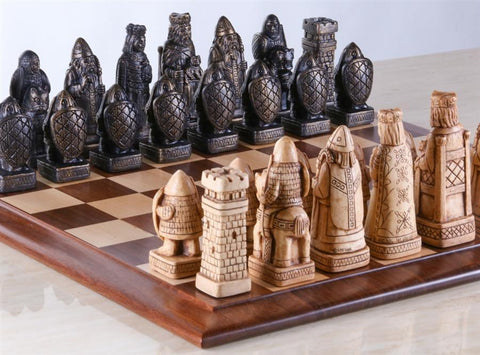 Unique Chess Set From Brazil. Beautiful Natural Stone Design 