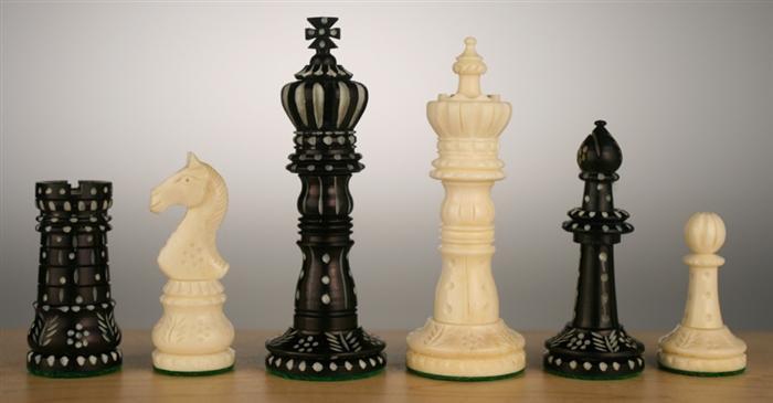 Camel Bone Luxury English Series Chess Pieces Only Hand 