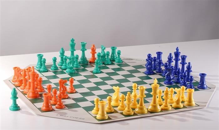 4 PLAYER CHESS #2  Chess board, 4 player chess, Chess
