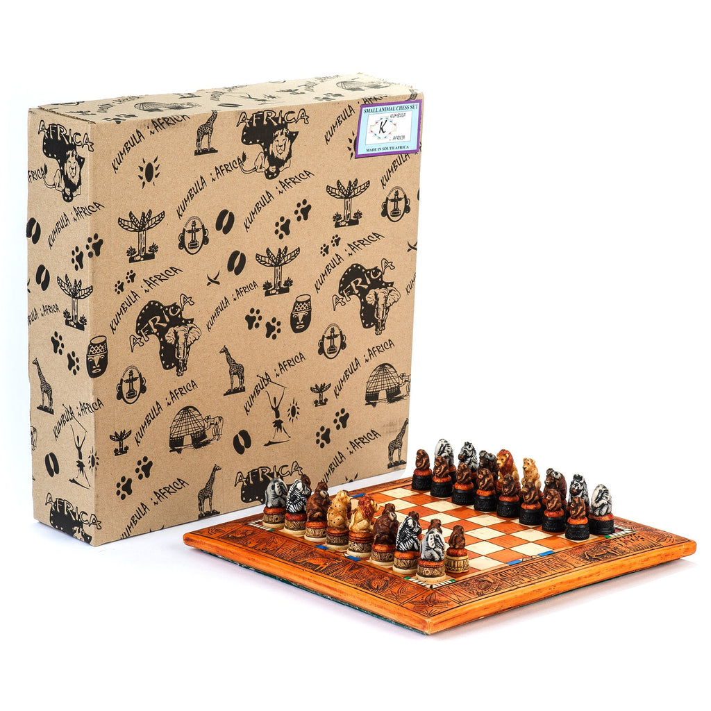 Mini African Animal Chess Set – Chess House