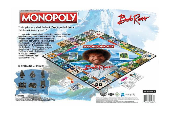 Monopoly Board Game - Bob Ross Edition